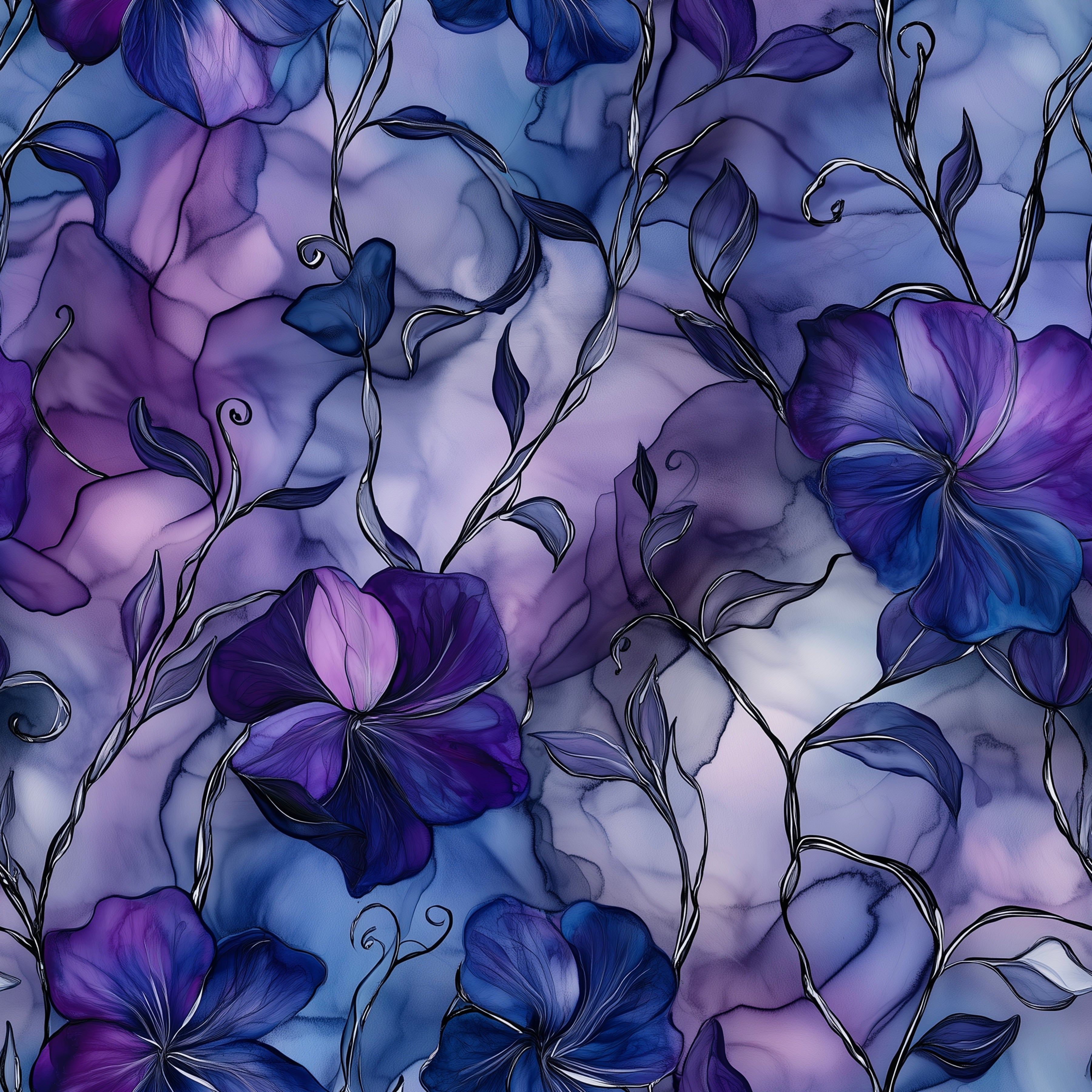 Lila Blüten Neue Vorstellung strengen limitiert